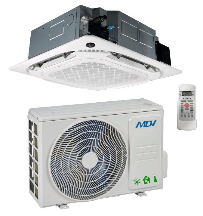 MDV 1.5hp MCD-12CRN1 Cassette Air Conditioners - R410a MDV 1.5hp MCD-12CRN1 Cassette Air Conditioners - R410a